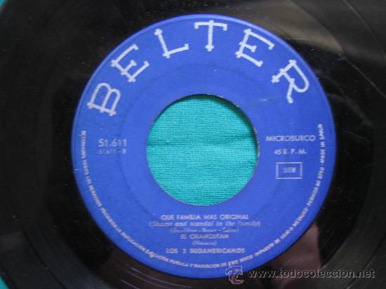 Discos de vinilo: Singels Los Tres Sudamericanos 1969 - Foto 2
