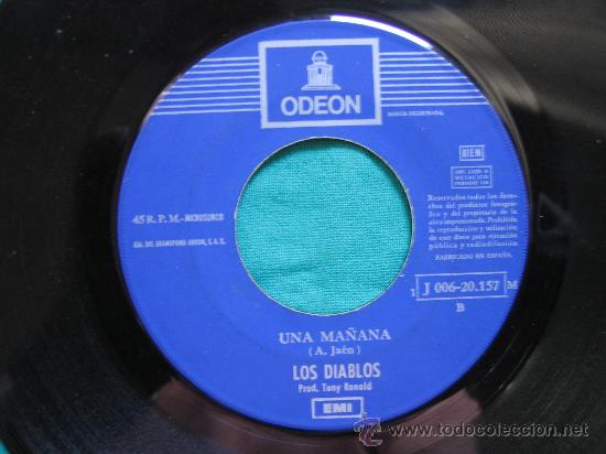 Discos de vinilo: Singels Los Diablos 1970 - Foto 3