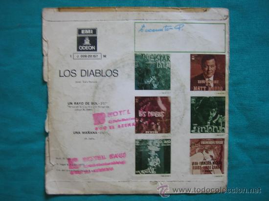 Discos de vinilo: Singels Los Diablos 1970 - Foto 4