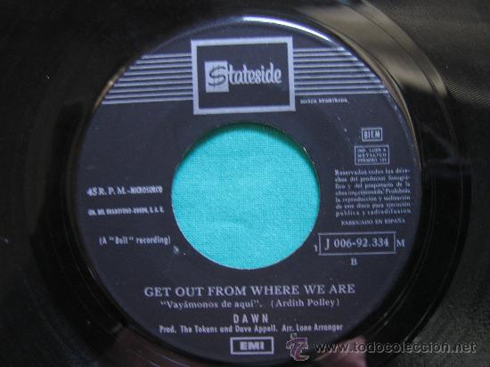 Discos de vinilo: Singels Dawn 1971 - Foto 3