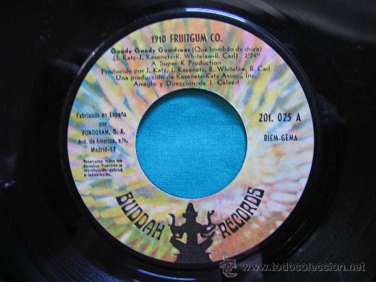 Discos de vinilo: Singels Fruit Gum Co 1968 - Foto 3