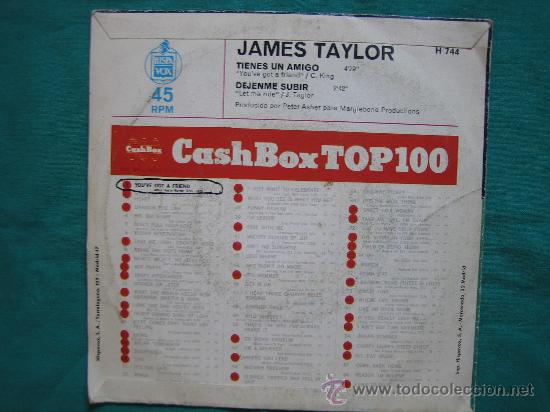 Discos de vinilo: Singels James Taylor 1971 - Foto 4