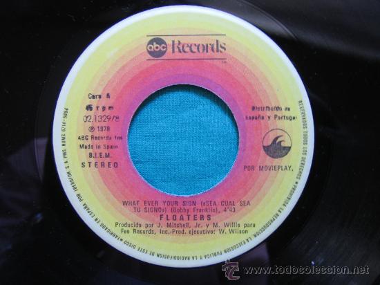 Discos de vinilo: Singels Floaters 1978 - Foto 3