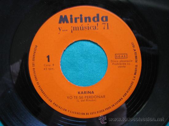 Discos de vinilo: Singels Karina 1971 - Foto 3