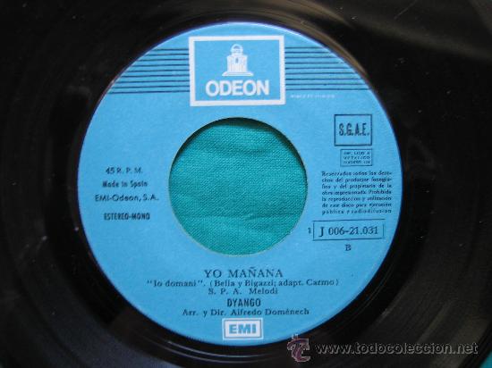 Discos de vinilo: Singels Diango 1973 - Foto 2