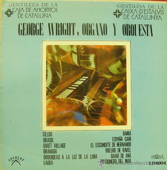 Discos de vinilo: GEORGE WRIGHT-ORGANO Y ORQUESTA LP 1968 SPAIN - Foto 1