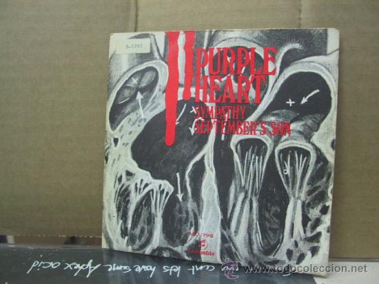 Vinyl-Schallplatten: PURPLE HEART - SYMPATHY / SEPTEMBER SON - PROMO - EDICION ESPA&Ntilde;OLA - COLUMBIA 1970