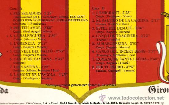 Discos de vinilo: LP EMILI VENDRELL : ELS SEGADORS - Foto 2