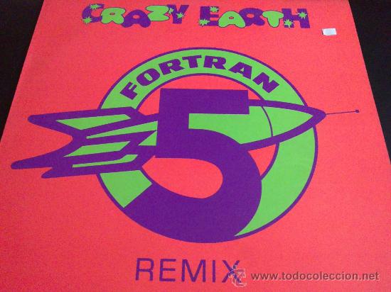 Discos de vinilo: FORTRAN 5, CRAZY EARTH REMIX - MAXI SINGLE - Foto 1