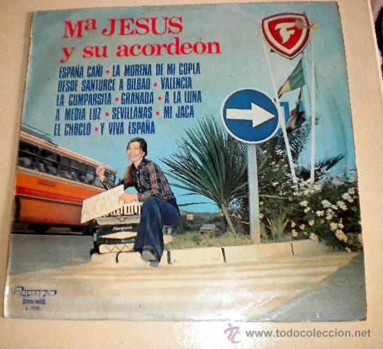 Discos de vinilo: M&ordf; Jesus  y su acrde&oacute;n -  Olympo - 1.976 - Foto 1