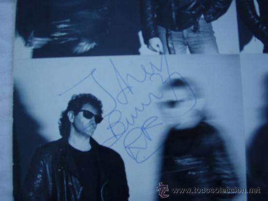Discos de vinilo: BURNING - CUCHILLO - LP - RARO - AUTOGRAFIADO - Foto 4