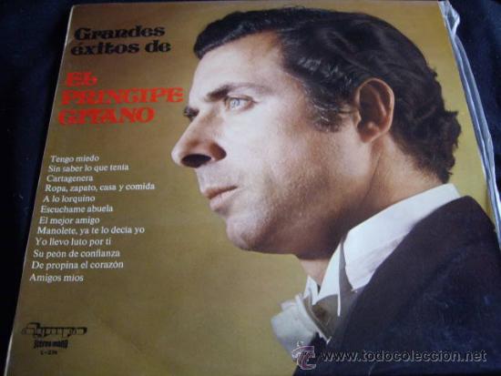 Discos de vinilo: EL PRINCIPE GITANO-GRANDES EXITOS-1974 - Foto 1