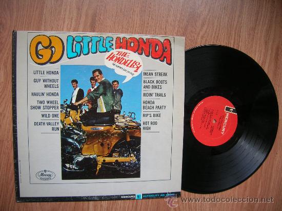 Discos de vinilo: Hondells, The &ndash; Go Little Honda - 1&ordm; LP USA 1964 - CARPETA EX- VNILO VG+