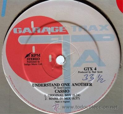 Discos de vinilo: CASSIO - UNDERSTAND ONE ANOTHER . MAXI SINGLE . GARAGE TRAX UK - Foto 1