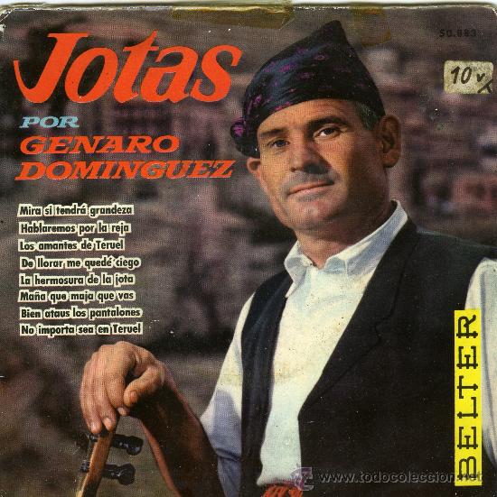 Discos de vinilo: Genaro Dom&iacute;nguez-Jota Belter 50883 - Foto 1