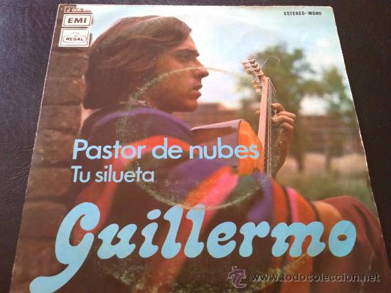 Discos de vinilo: GUILLERMO - PASTOR DE NUBES - SINGLE DE VINILO - Foto 1
