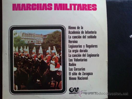 Discos de vinil: MARCHAS MILITARES - BANDA DE M&Uacute;SICA - LP