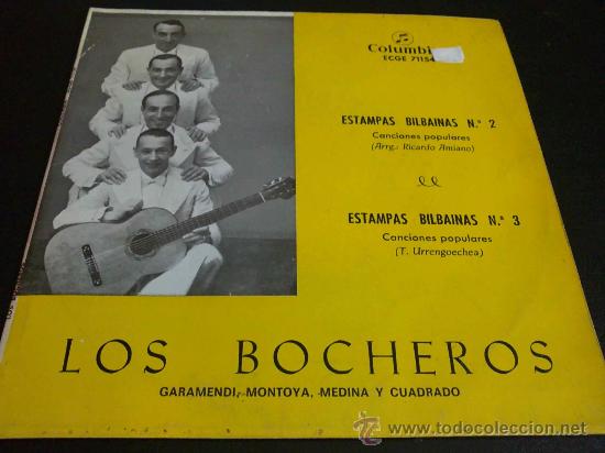 Discos de vinilo: LOS BOCHEROS - ESTAMPAS BILBAINAS - Foto 1