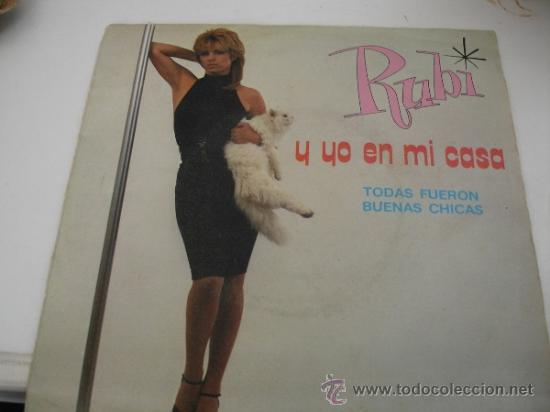 Discos de vinilo: RUBI - SINGLE - Y YO EN MI CASA - Foto 1