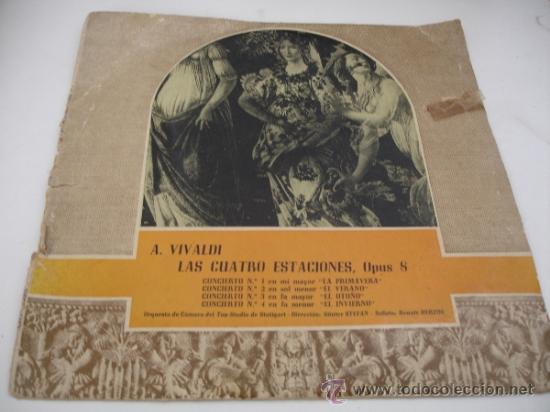 Discos de vinilo: ANTONIO VIVALDI LAS CUATRO ESTACIONES - Foto 1