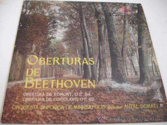 Discos de vinilo: BEETHOVEN. OBERTURAS. - Foto 1