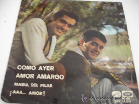 Discos de vinilo: DUO DINAMICO -COMO AYER AMOR AMARGO- - Foto 1