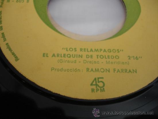 Discos de vinilo: LOS RELAMPAGOS EL ARLEQUIN DE TOLEDO - Foto 1