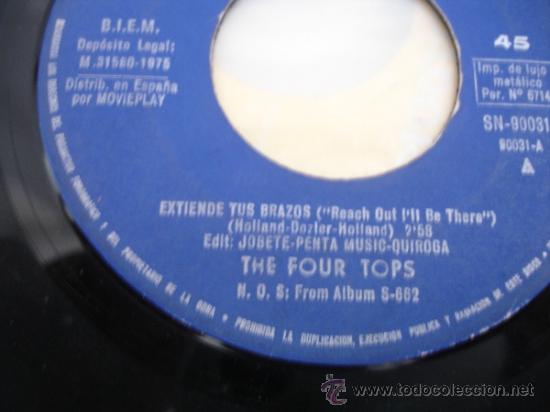 Discos de vinilo: FOUR TOPS,EXTIENDE TUS BRAZOS - Foto 1