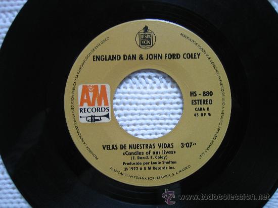 Discos de vinilo: SINGLES  ENGLAND DAN & JOHN FORD COLEY 1972 - Foto 3
