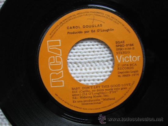 Discos de vinilo: SINGLES CAROL DOUGLAS 1974 - Foto 3