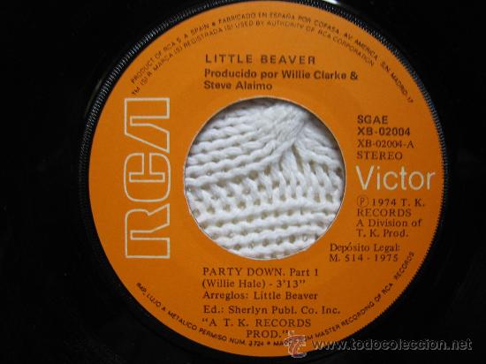 Discos de vinilo: SINGLES  LITTLE BEAVER 1975 - Foto 3