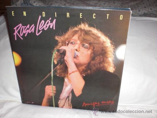 Discos de vinilo: rosa leon-2 lp`s en directo (amigas mias) - Foto 1
