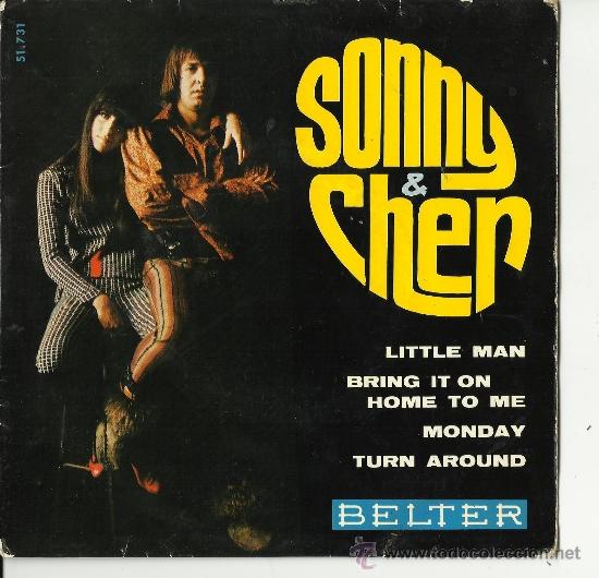 Discos de vinilo: sonny and cher.1966. carpeta y disco - Foto 1