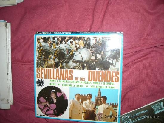 Disques de vinyle: SEVILLANAS DE LOS DUENDES EP 1971 PAX- F 4097 SEVILLANA-SEVILLA
