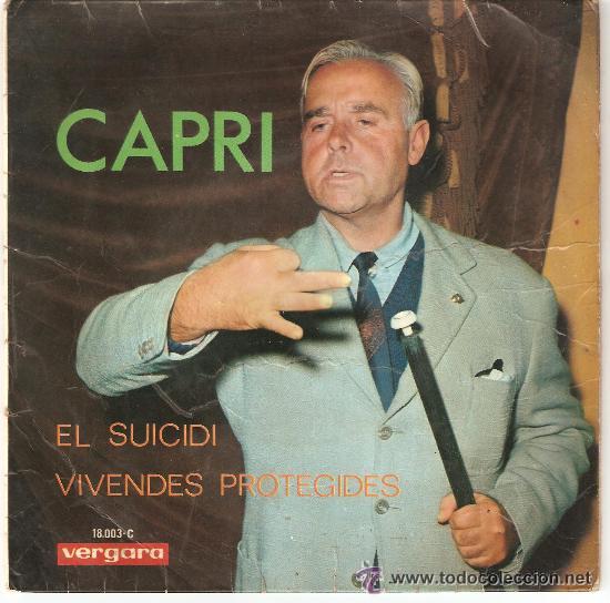 Discos de vinilo: CAPRI , EL SUICIDI VIVENDES PROTEGUIDES - Foto 1