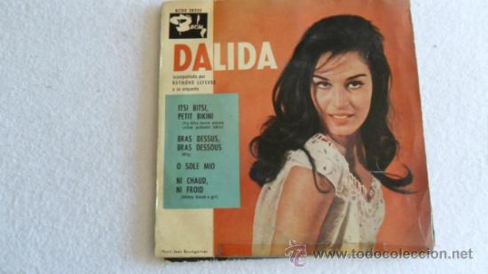 Discos de vinilo: DALIDA ITSI BITSI + 3 EP 1960 - Foto 1