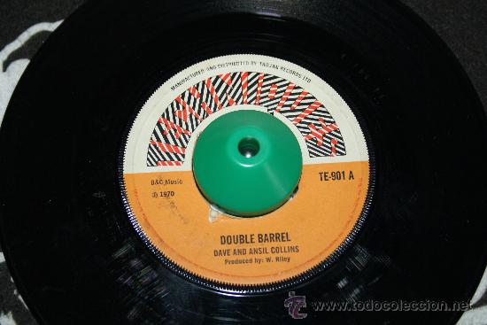 Discos de vinilo: DAVE & ANSELL COLLINS Double barrel / duble barrel (version 2) TECHNIQUES - Foto 1