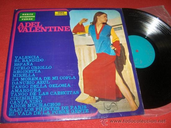 Discos de vinilo: ADELE VALENTINE LP 1972 Zafiro - Foto 1