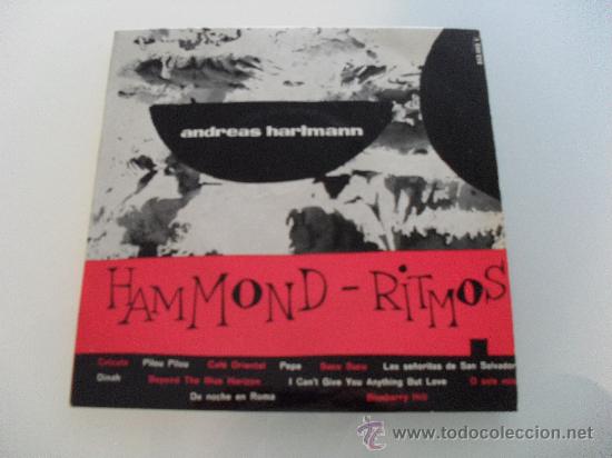 Discos de vinilo: ANDREAS HARTMANN Y SU RITMO - HAMMOND-RITMOS 1961 - Foto 1