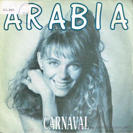 Discos de vinilo: Arabia - Carnaval - Single 1990 - Promo - Foto 1