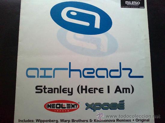 Discos de vinilo: AIRHEAD - STANLEY (HERE I AM) - MAXI SINGLE 4 TEMAS - Foto 1