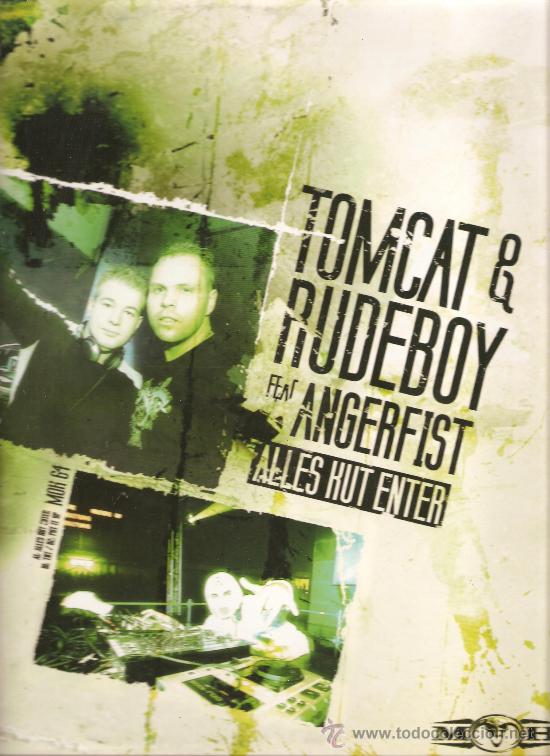 Discos de vinilo: MAXI TOMCAT & RUDEBOY   - FEAT ANGERFIST  (HARDCORE ) - Foto 1