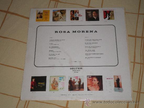 Discos de vinilo: ROSA MORENA (Belter,1971) - Foto 2