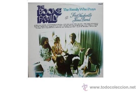 Discos de vinilo: PAT Boone Family, The & First Nashville Jesus Band, The &ndash; The Family Who Prays LP 1973 PILOT