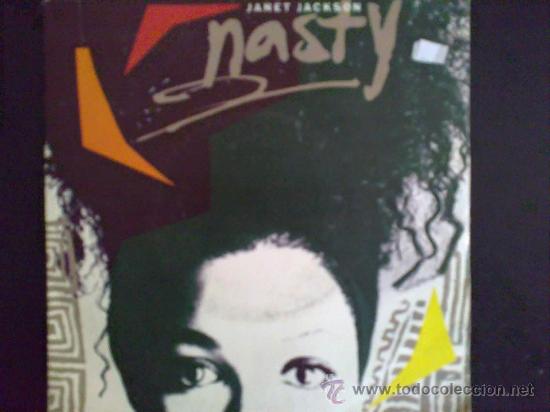 Discos de vinilo: JANET JACKSON - NASTY - SINGLE ESPA&Ntilde;A - Foto 1