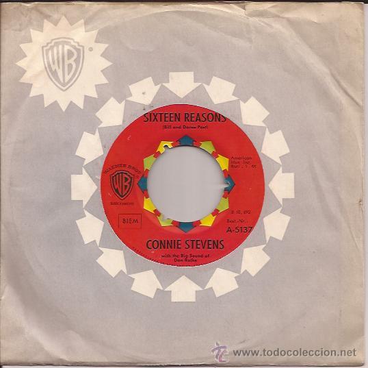 Discos de vinilo: SINGLE-CONNIE STEVENS-WARNER BROS.5137-GERMANY-1960 - Foto 1