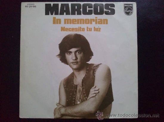 Discos de vinilo: MARCOS, IN MEMORIAM - SINGLE VINILO - Foto 1