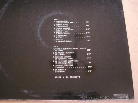 Discos de vinilo: ANDRE Y SU CONJUNTO, AMOR Y VALS, 1973. - Foto 3