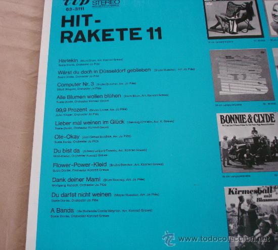 Discos de vinilo: HIT RAKETE N&ordm; 11. - Foto 3
