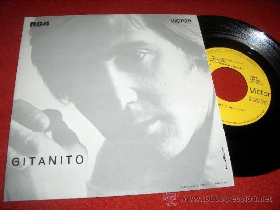 Discos de vinilo: J. E. MOCHI Gitanito 7&rdquo; SINGLE 1971 RCA PROMO UNA CARA - Foto 1